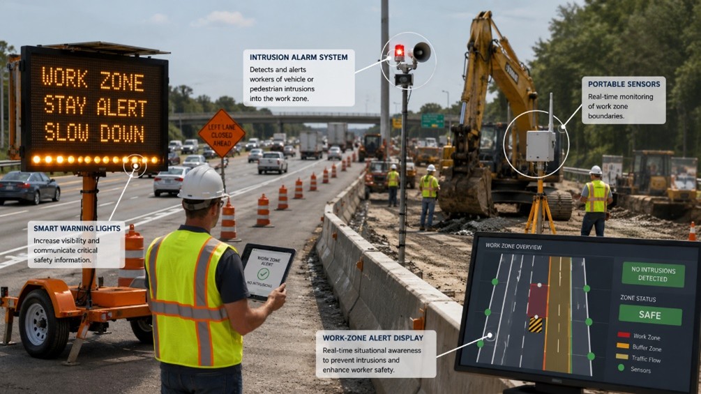 Alternative work zone safety technologies project